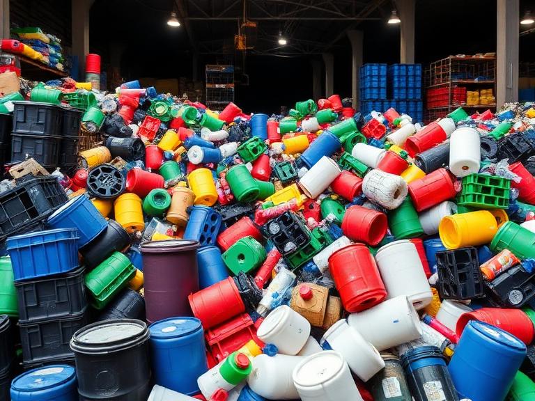 HDPE Scrap raw material